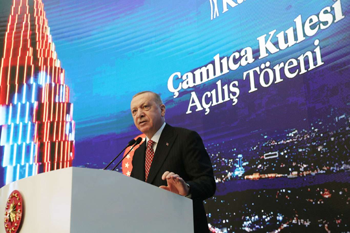 Erdoğan inaugurates Çamlıca Tower